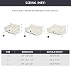 Bedsure Cute Cat Couch for Pets - Fluffy Cat beds with Premium Soft Corduroy Fleece, Fuzzy Cats beds for Indoor Cats with Removable Washable Cover, Supportive Pet Sofa, 24inch, Cream #5