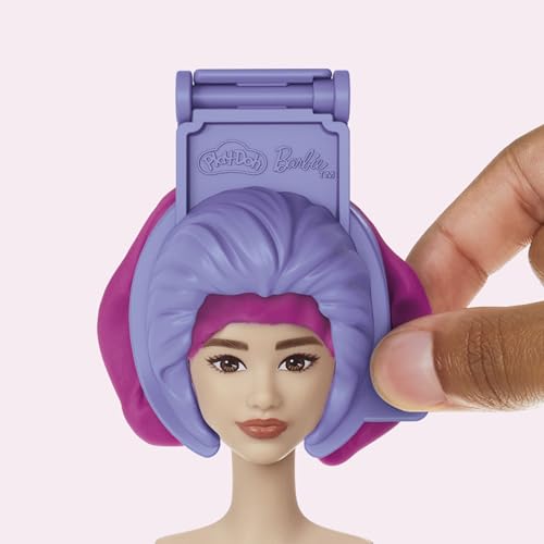 Play-Doh Barbie Cœurs et Coiffure, Coffret de pâte à Modeler