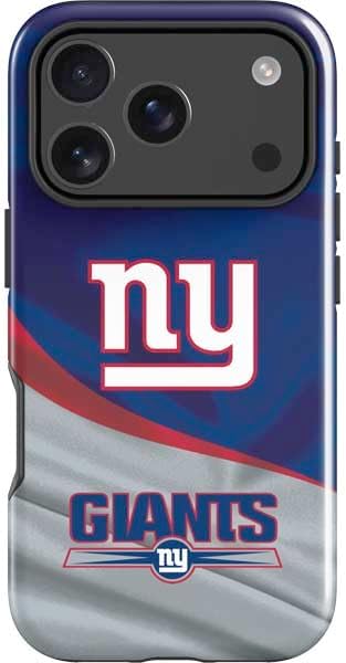 Skinit Impact Phone Case Compatible with iPhone 17 Pro Max - Officially Licensed NFL New York Giants Design