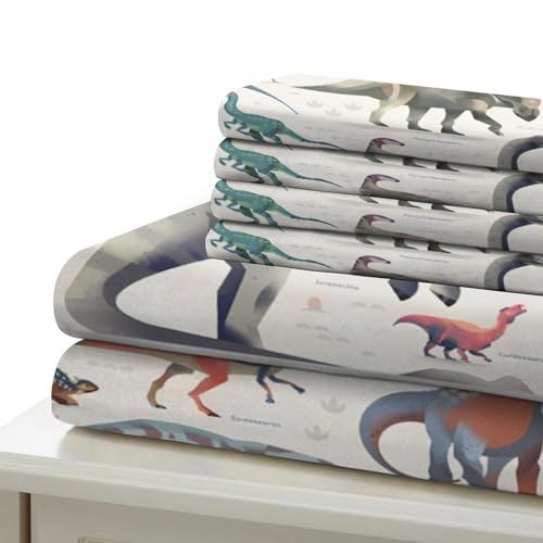 Parure de Lit Dinosaure Super King Impression 3D Ultra Douce - 7