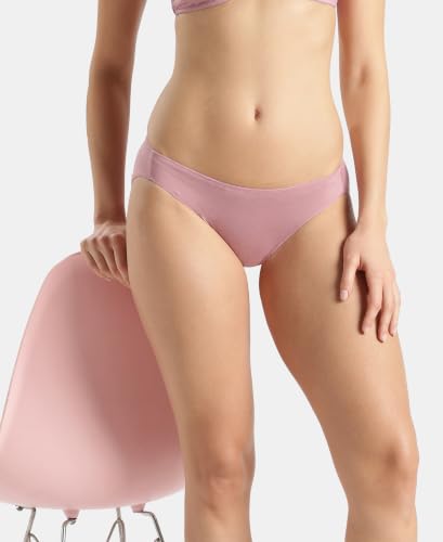 Image of Jockey 1803 Women Medium Coverage Micro Modal Elastane Stretch Bikini with Concealed Waistband and StayFresh Treatment