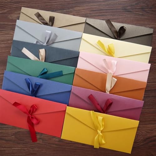 Enveloppe kraft pour invitation mariage raffinée en papier irisé