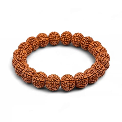 Image of 7 Mukhi Rudraksha Bracelet for Man & Women with Spiritual Healing Beads | Spiritual & Astrology Healing Gifting Bracelet for Men | Wrist Mala for Yoga, Meditation, Peace, Focus & Positive Energy
