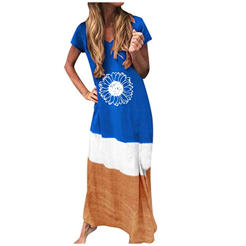 Sleeveless Summer Dresses Vintacy Maxi Dress Tank Top Sleeveless Dress Sleeveless Summer Dresses Summer Party Cami Dress Boho Maxi Blue #14 3XL