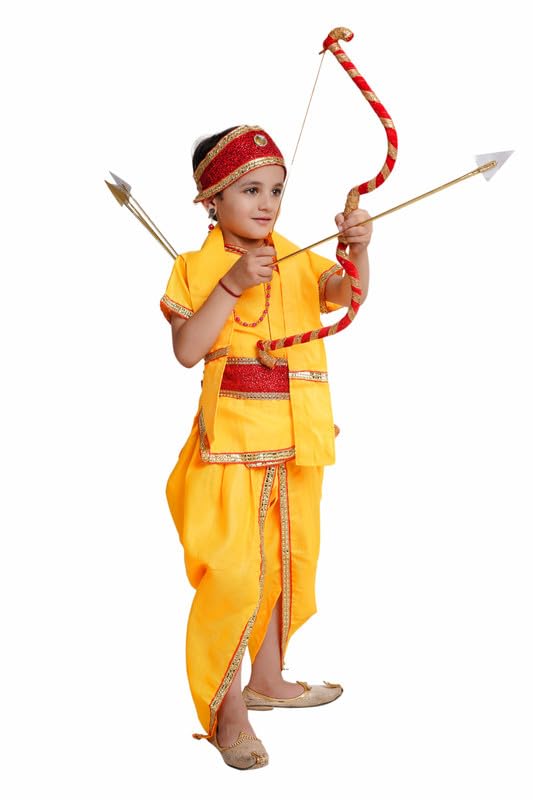 Image of Kaku Fancy Dresses Ram Costume for Kids Infant Baby Ram Dress for Boys with Accessories