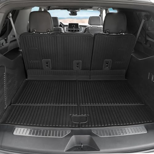 GALVAGNITE Cargo Mat for 2021-2026 Chevrolet Chevy Suburban/GMC Yukon XL, Full Coverage All Weather Trunk Cargo Liner with 3rd Row Backrest Protectors for Suburban/Yukon XL Accessories