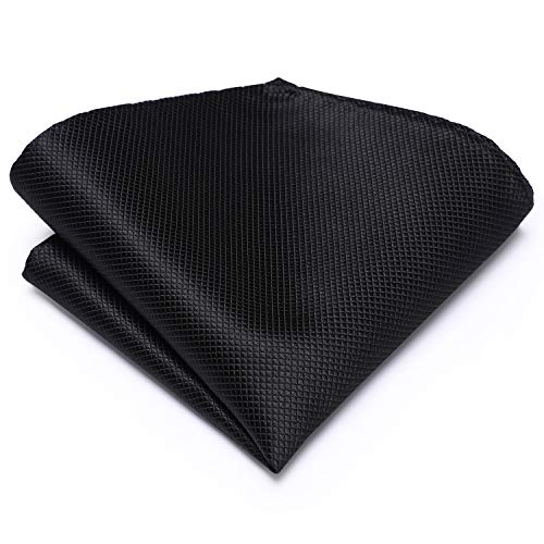 Image of Hi-Tie Mens 70inches Tie Set Extra Long Necktie for Men Cufflinks Handkerchief Big Tall Men Business Wedding