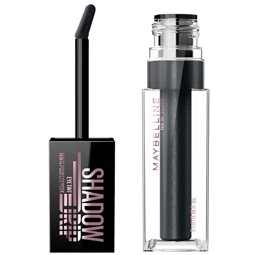Image of MAYBELLINE Shadow Drip Eye Tint Liquid Eyeshadow, High-Impact, Lightweight Shimmer Eye Shadow with Up To 16HR Wear, Onyx Drip, 1 Count