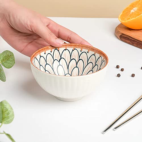Image of Porcelain Bowls Set, 300 ML Serving Bowls Cereal, Salad, Pasta, Soup, Dessert, Suitable for Restaurant & Kitchen, Dishwasher Microwave Safe for Dining (12 -Piece)