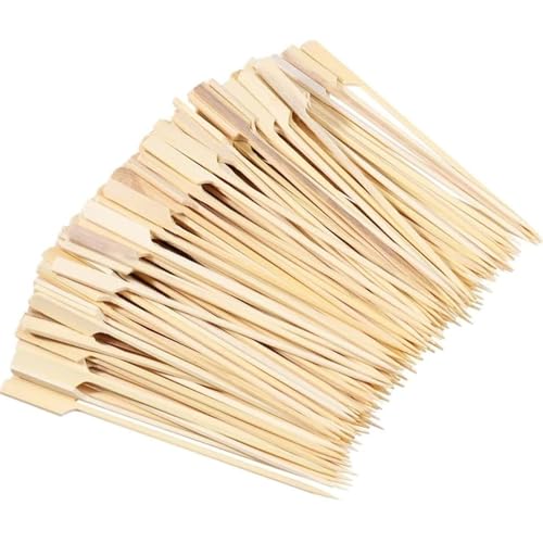 PARENCE.- Pics Brochette en Bambou 18 cm – Lot de 100 | Bâtonnets Cocktail | Piques Apéritif et Barbecue | Accessoires pour Fruits, Boisé