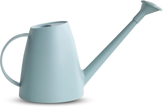 Bncxdc Modern Watering Can Small, Indoor Plant Watering Can, 1800ML Long Spout Easy Pour Watering Can with Removable Shower Head Small Watering Pot for Indoor Outdoor Plants Garden Flower Bonsai