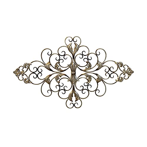 Stratton Home Decor Ornate Scroll Wall Decor - Handcrafted Decorative