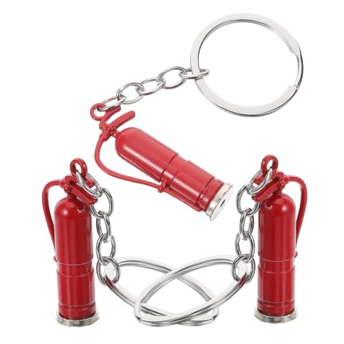 PRETYZOOM Schoolbag Keyring Decoration Keyring Firefighting Theme Pendant for Firefighters