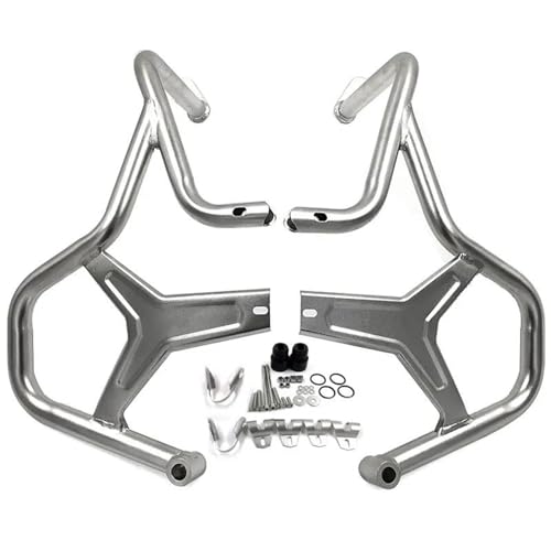 Support moteur acier inoxydable et crash bar supérieur pour BMW R1200GS Adventure