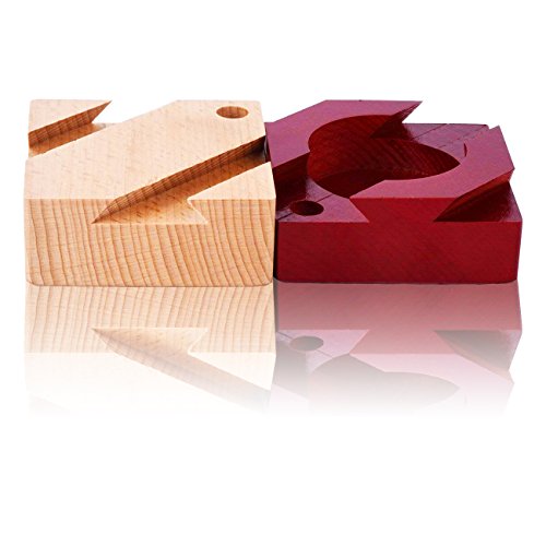 Dc-Beautiful Impossible Dovetail Box Mini 3D Brain Teaser Wooden Magic Drawers Gift Jewelery Box Puzzle Toy #TOP2