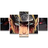5Pcs Anime Posters Wall Art Anime Wall Decor Canvas Print Posters for Home Living Bedroom (n-6, unfr
