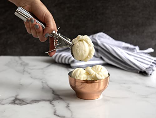 Nordic Ware Colher de biscoito, pequena, prata