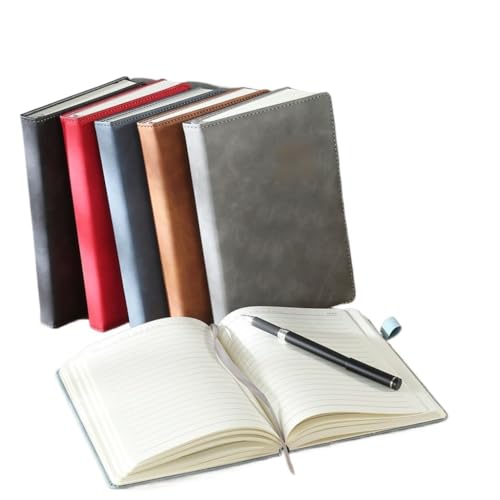 Carnet B5 extra épais cuir de notes et écriture journal intime ligné - 4