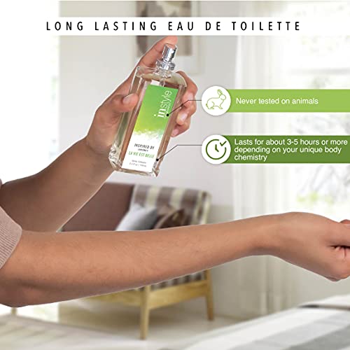 Instyle Fragrances | Inspired By Lancôme's La Vie Est Belle | Women’s Eau De Toilette | Vegan, Paraben Free, Phthalate Free | Never Tested On Animals | 3.4 Fluid Ounces #TOP5