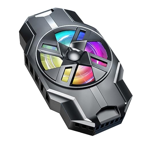 Gatuida Enfriador de Teléfono Inteligente S3 Radiador de Teléfono Celular Ventilador de Enfriamiento de bajo Ruido para Juegos