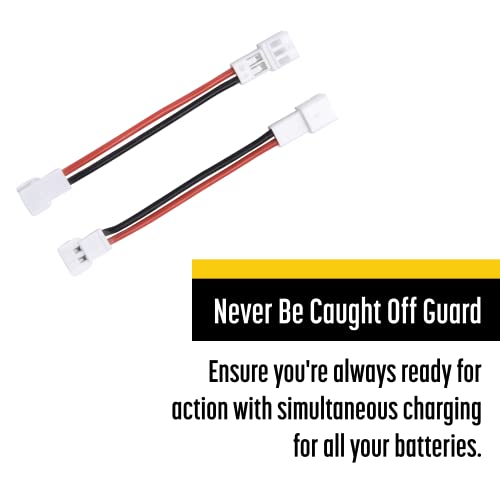 Top Race Drone Batteries - Rc Charger 1-6S Ac/Dc 80W And Battery Charger Dc 3.7V 1S 1 Cell Rc Charger Micro 5 Ports With Led Indicator - Drone Battery Charger - Wide Type Compatibility Remote, Droid #TOP5