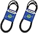 Stens 2 Pack 265-802 OEM Replacement Belt Fits Cub Cadet 954-3068