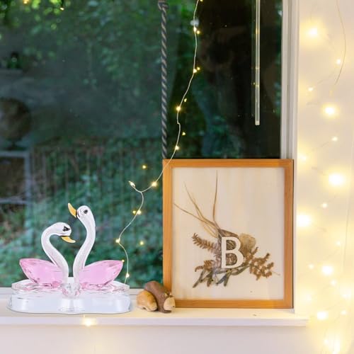 Figurine Artisanale en Quartz Rose et Statuette Cygne Beavorty - 5