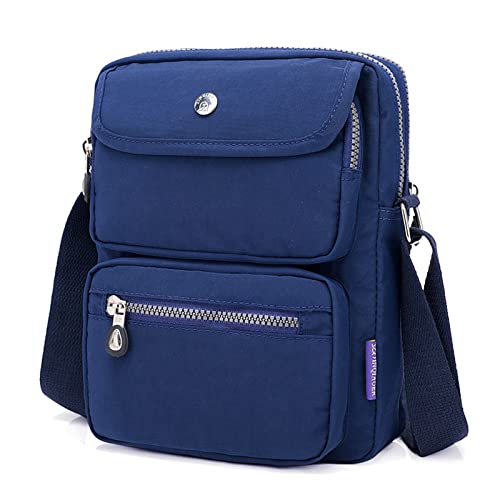 KARRESLY Women Crossbody Bag Shoulder Handbags Small Nylon Purse Waterproof Multi Pockets Bags