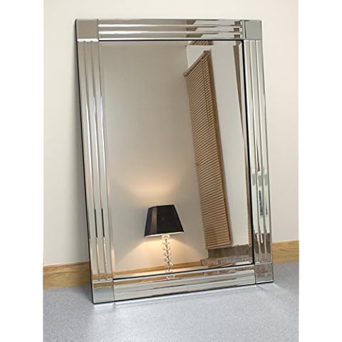 Barcelona Trading Molly YC020-8 - Espejo de Pared Biselado Rectangular Cover