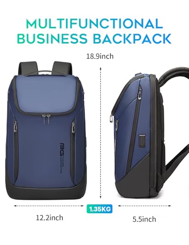 Image of FUTURE AESTHETIC Business Smart Backpack Waterproof fit 15.6 Inch Laptop Backpack with USB Charging Port,Travel Backpack