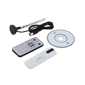 Digitale DVB-T2/T DVB-C USB 2.0 TV-tunerstick HDTV-ontvanger met antenne-afstandsbediening HD USB-dongle PC/laptop Compatibel met Windows