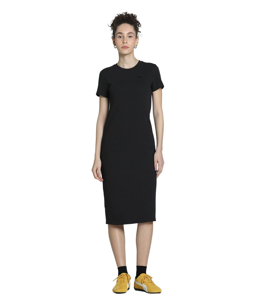 Puma Womens HER Dress,Black, S (68506301) in black