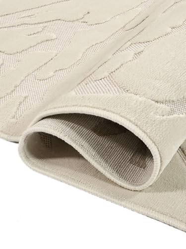 RugVista Sierra, Dywan, Nowoczesne, 160 x 230 cm, Prostokąt, Wysoki, Czyścić wyłącznie chemicznie, oeko_tex_100, Kremowa biel