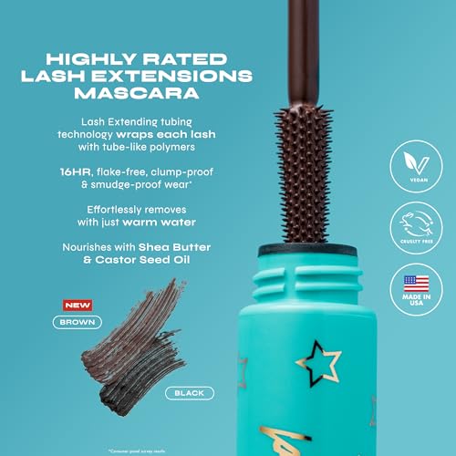 Image of Milani Tubing Mascara | Highly Rated Mascara - Brown | Length and Lift | Shea Butter to Nourish and Condition Lashes