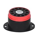 iota RBS116 ABS DC 12V Siren, 110 dB Home Security Sound Alarm System (Standard, Red)