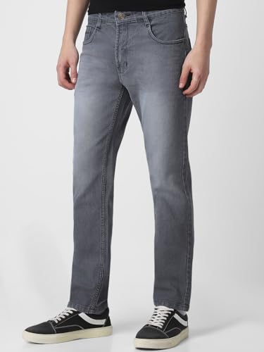 Image of Neostreak Men's Regular Fit Heavy Washed Jeans Stretchable