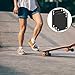 Pineeseatile Soft Longboard Shockpads Skateboard Riser Shock Pads Rubber Soft 3MM Longboard Rise Pads for Longboards Scooters Cruisers Black 10PCS