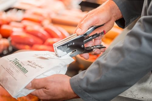 Novus Heftzange B 39 (50 Blatt Heftleistung, Metall) silber/chrom