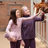 Shires Aubrion Restore Young Rider Full Zip Fleece Jacket - Purple 13-14 Years - Image 3