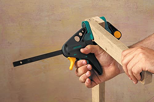 Serre-joint à une main wolfcraft pour fixer vos planches sans effort de serrage - 5