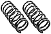 MOOG Chassis Products MOOG 81649 Coil Spring Set