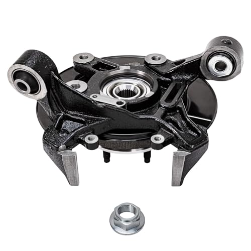 Image of Detroit Axle - Rear Steering Knuckles for 2006-2010 Mercury Mountaineer Ford Explorer 2007-2010 Explorer Sport Trac 2008 2009 Steering Knuckles & Wheel Bearing Hubs Replacement