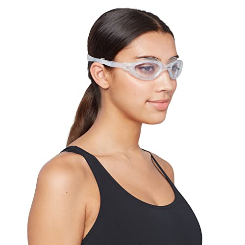 Zoggs Panorama Adult Swimming Goggles (Clear Lens, Clear) for Men and Women Soft Anti-Leak Seal, Anti-Fog, UV Protection - Image 3