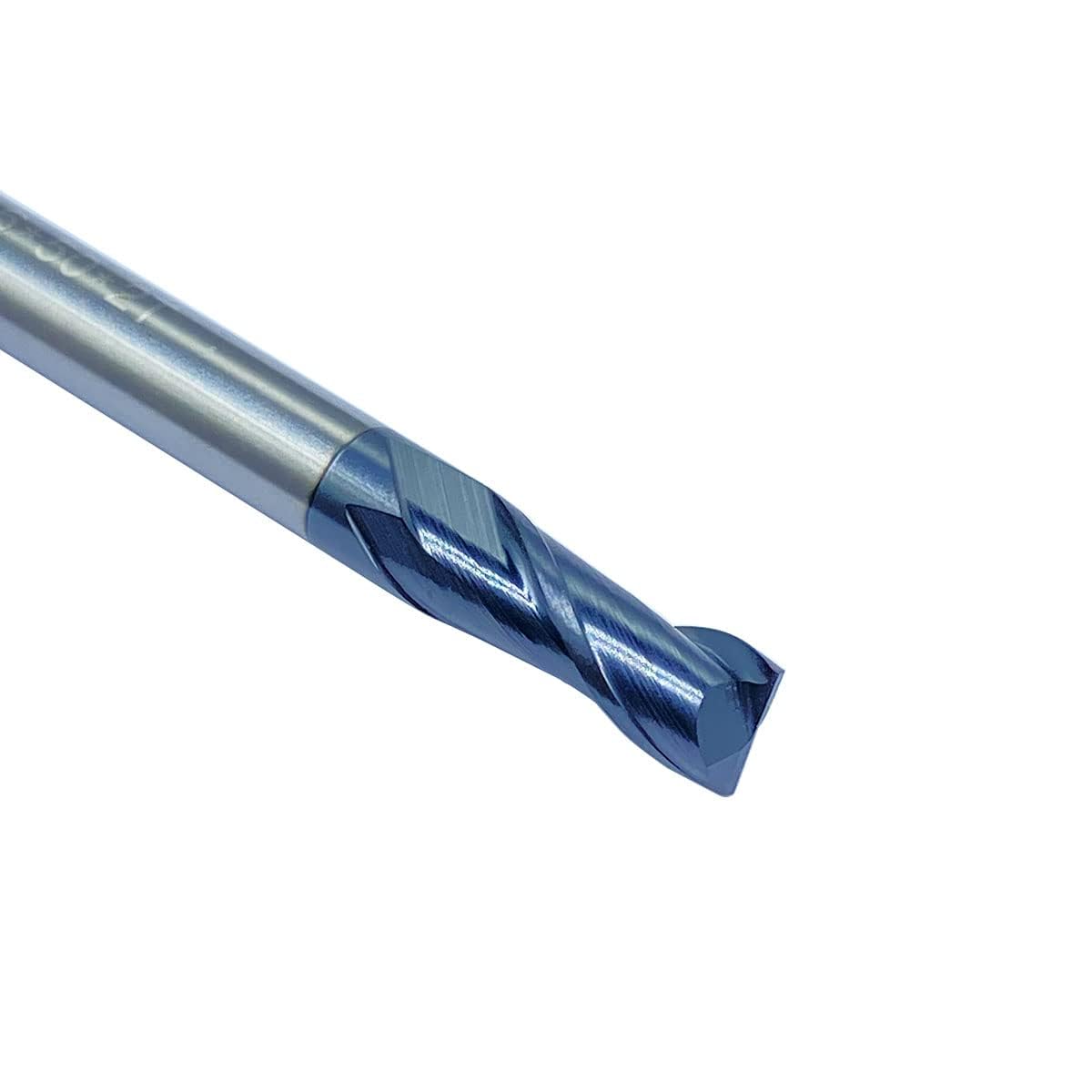 5 piezas HRC45 punta de 6 mm de diámetro de 2 cuchillas CNC (HRC45D6x6x50-2F)