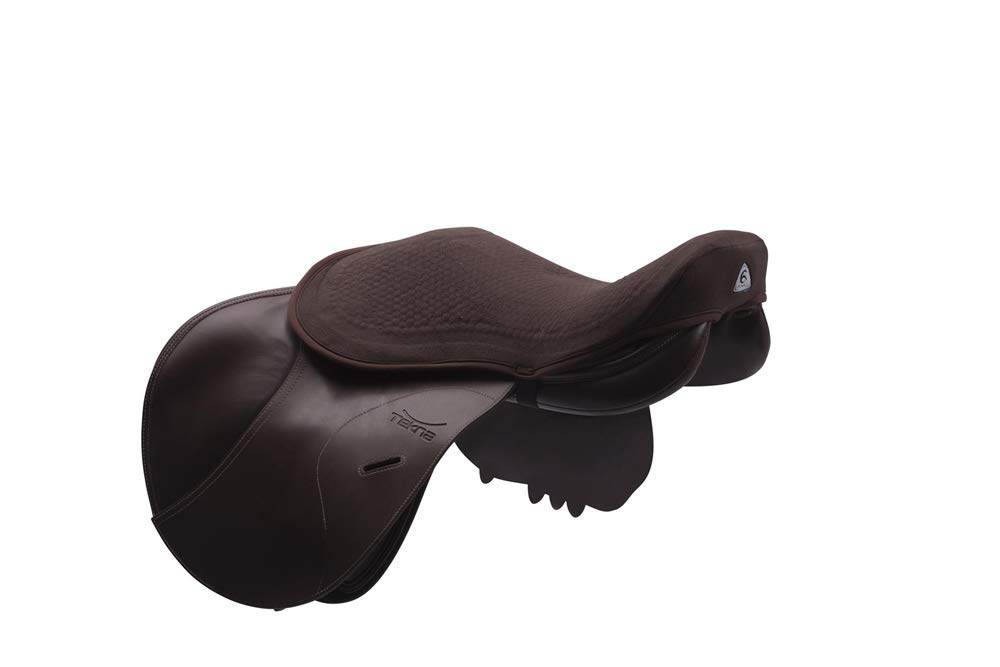 AcavalloGel Seat Saver Jump Dri-Lex Ortho-Coccyx, Color Brown, Size Medium (AC511-07-MD)