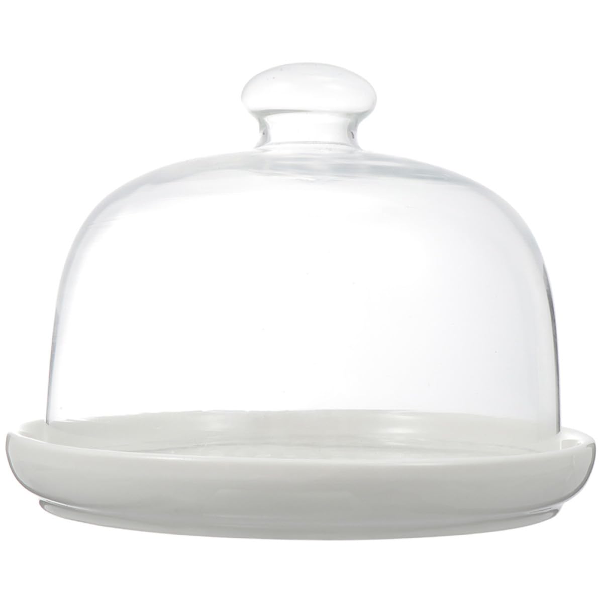 BESTOYARD 10 Zoll Tortenplatte mit Transparentem Glasdeckel Kuchenplatte für Backzubehör und Dessertpräsentation für Kuchen und Gebäck