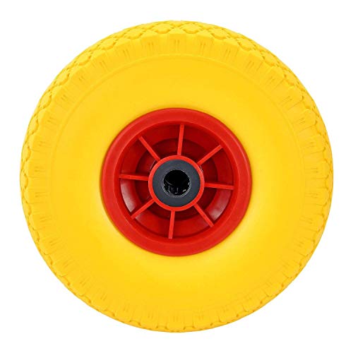 10" 3.004 Yellow Sack Truck Hand Trolley Cart Wheelbarrow Solid Rubber