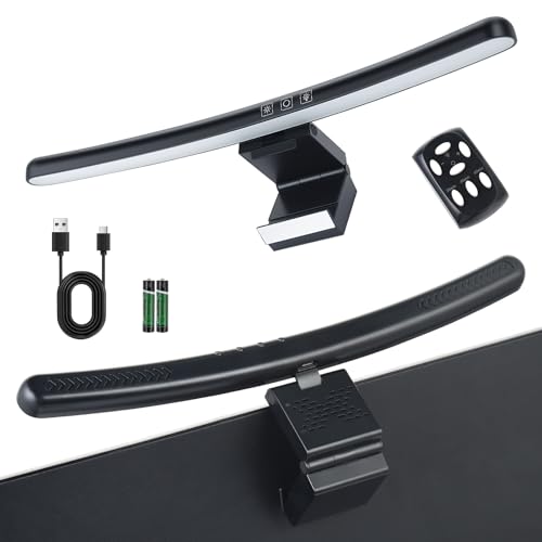 ELUTENG Curved Monitor Light Bar Black 27-34 Inch