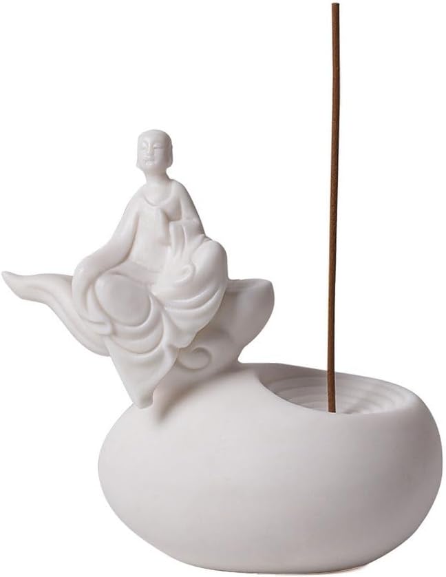 Incense Burner Chinese Ceramic Incense BurnerHome Interior Creative Incense Zen Incense Holder Incense Holder Ornaments Meditation Accessories