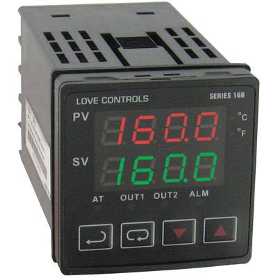 Temp Controller with Relay/Relay Output & 24 VDC Supply Voltage